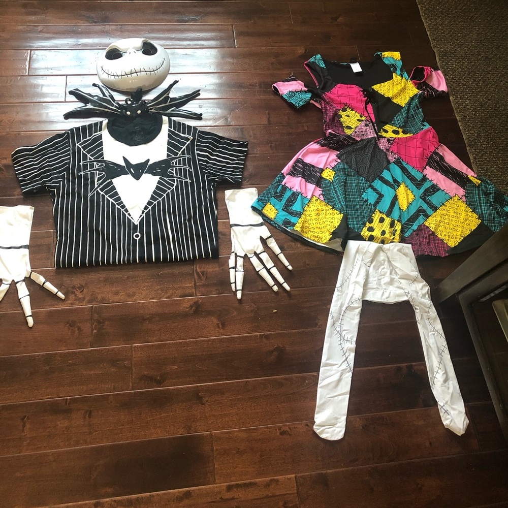 Hubby & wife Nightmare before Xmas costumes